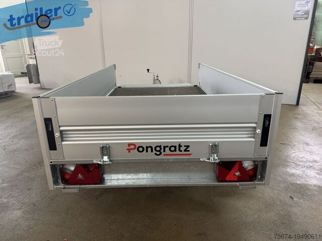 Car trailer Pongratz Autoanhänger Aluaufbau 230x125cm - 750 kg