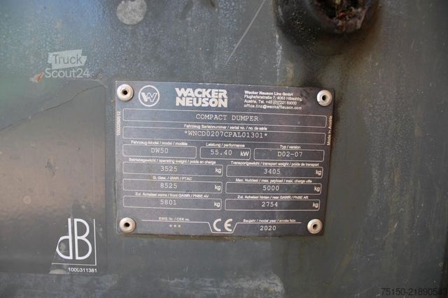 Anden WACKER Dumper DW 50 - Nr.: 301