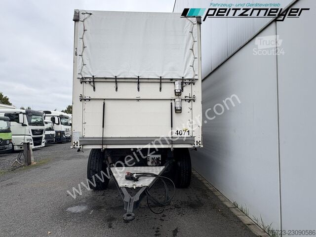 Åben trailer med presenning Krukenmeier PRITSCHENANHÄNGER 18 T. mit Durchlade