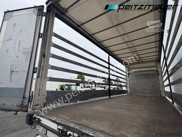 Åben trailer med presenning Krukenmeier PRITSCHENANHÄNGER 18 T. mit Durchlade