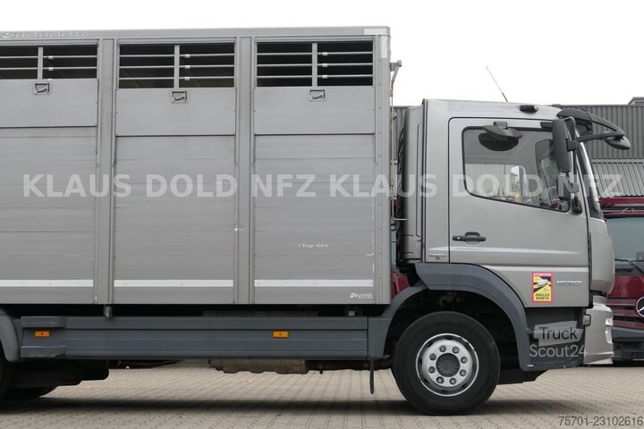 Viehtransporter LKW MERCEDES-BENZ Atego 1530 Viehtransporter Kamera Euro 6