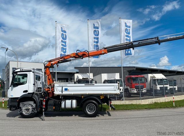 Samochód do zadań specjalnych MERCEDES-BENZ 1835 Kipper/Meiller/Atlas 135/Funk/74 tkm/Top