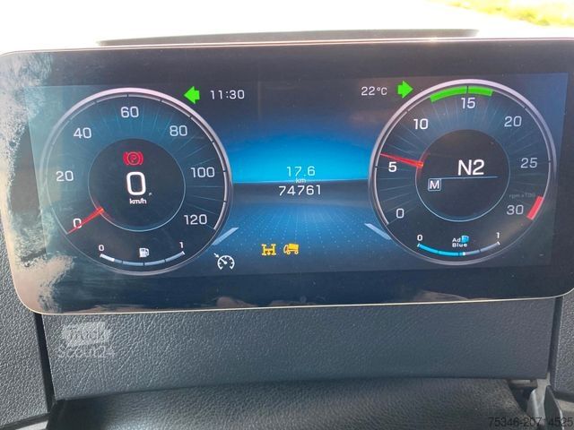 Samochód do zadań specjalnych MERCEDES-BENZ 1835 Kipper/Meiller/Atlas 135/Funk/74 tkm/Top