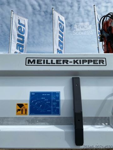 Żuraw samochodowy MERCEDES-BENZ 1835 Kipper/Meiller/Atlas 135/Funk/74 tkm/Top