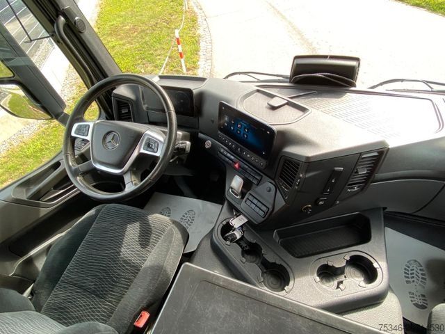 Żuraw samochodowy MERCEDES-BENZ 1835 Kipper/Meiller/Atlas 135/Funk/74 tkm/Top