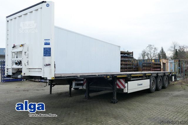 Working platform semitrailer KRONE SDP 27, Container, Rungen, 2x Lift, Multi-Lock