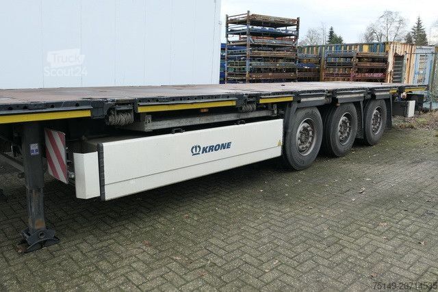 Working platform semitrailer KRONE SDP 27, Container, Rungen, 2x Lift,  Multi-Lock