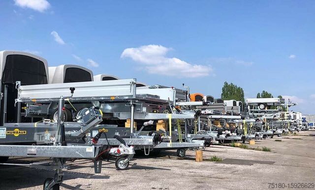 Horse transport trailer HUMBAUR Xanthos Aero 2-Pferdeanhänger 2,4t Neu SK