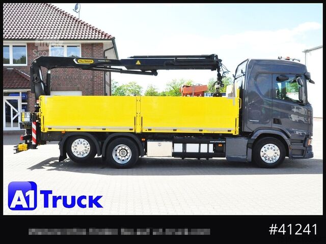 Lastbilmonteret kran SCANIA R500, Palfinger PK 22001, Funk Navi Alu Leder Vollluft