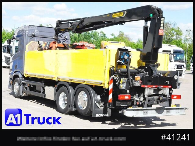 Lastbilmonteret kran SCANIA R500, Palfinger PK 22001, Funk Navi Alu Leder Vollluft
