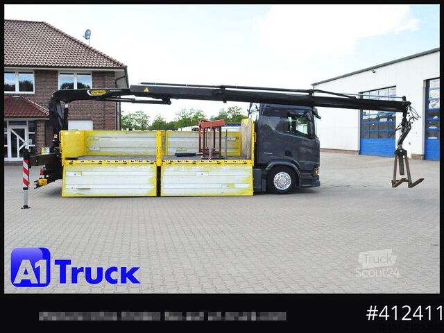 Бортовой грузовик SCANIA R500, Palfinger PK 22001, Funk Navi Alu Leder Vollluft