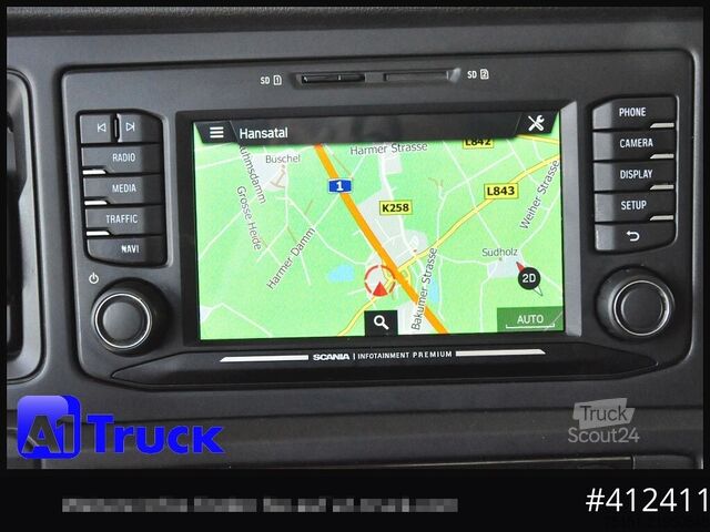 Бортовой грузовик SCANIA R500, Palfinger PK 22001, Funk Navi Alu Leder Vollluft