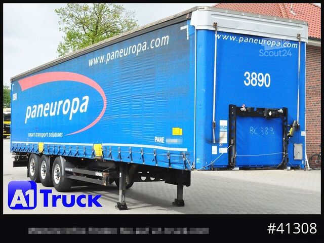 Öppen semitrailer med kapell KOEGEL S 24 Tautliner, Code XL, BPW,  1 Vorbesitzer, VDI 2700