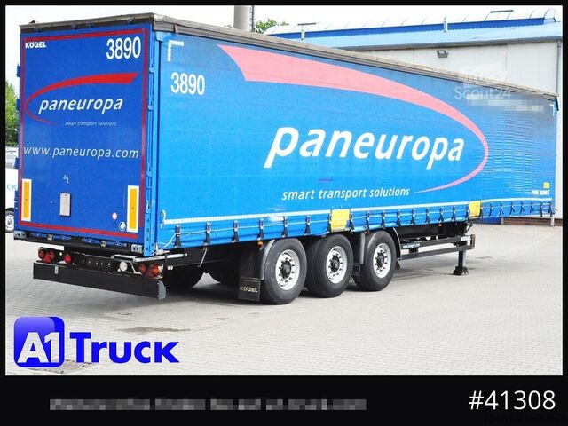 Öppen semitrailer med kapell KOEGEL S 24 Tautliner, Code XL, BPW,  1 Vorbesitzer, VDI 2700