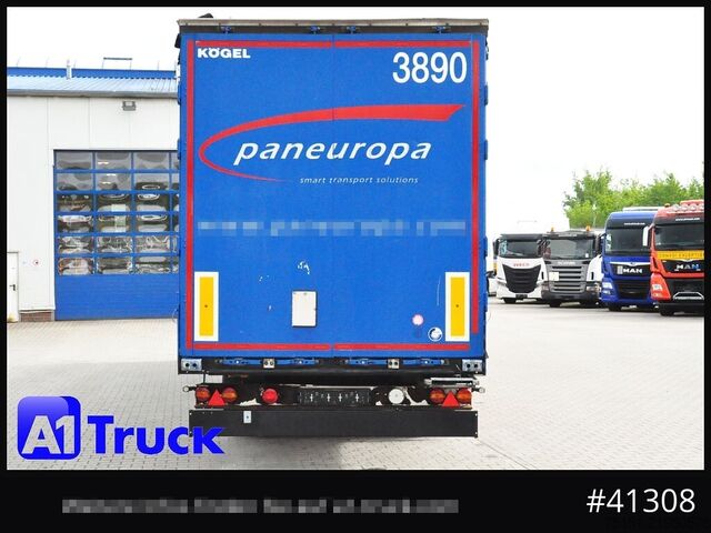 Öppen semitrailer med kapell KOEGEL S 24 Tautliner, Code XL, BPW,  1 Vorbesitzer, VDI 2700