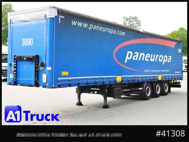 Öppen semitrailer med kapell KOEGEL S 24 Tautliner, Code XL, BPW,  1 Vorbesitzer, VDI 2700