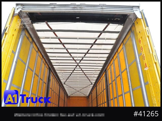 مقطورة نصفية مفتوحة مع قماش مشمع KAESSBOHRER Mega Trailer, Code XL, Aluplank, TÜV 07/2026