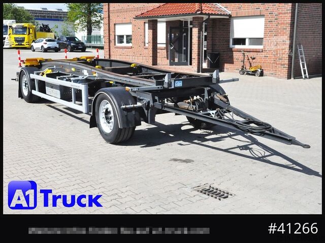 Reboque roll off HUEFFERMANN HSA 1870, Luft, Schlitten, Scheibenbremsen,