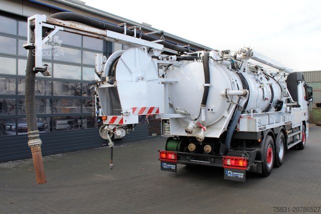 Vakuumtanktankvogn MERCEDES-BENZ Actros 2844 6x2 Müller 10m³ Canalmaster WRG