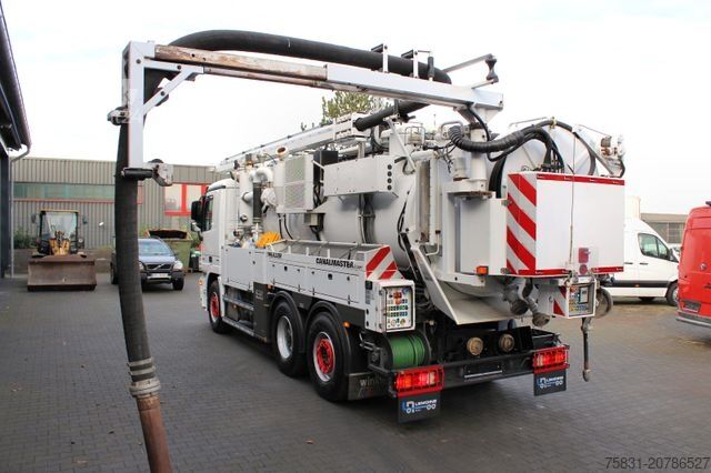 Vakuumtanktankvogn MERCEDES-BENZ Actros 2844 6x2 Müller 10m³ Canalmaster WRG