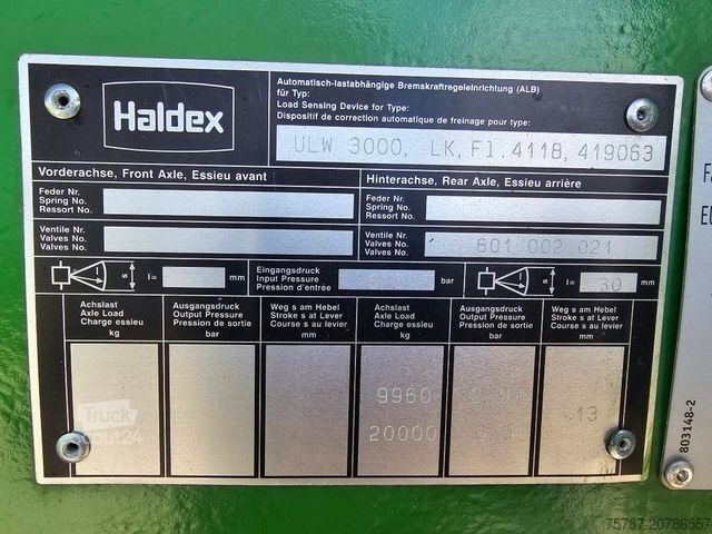 Självlastarvagn HAWE Überladewagen, Vorführfahrzeug, ULW 3000