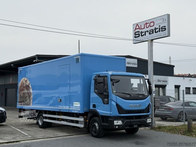 Autocarro con cassone IVECO EC ML120E21/P CNG Erdgas Klima 7,2m Koff LBW+Tür