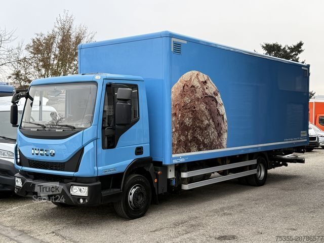 Autocarro con cassone IVECO EC ML120E21/P CNG Erdgas Klima 7,2m Koff LBW+Tür