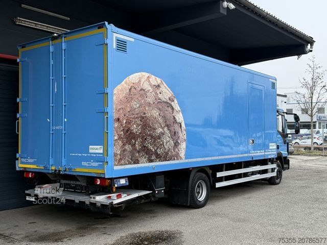 Autocarro con cassone IVECO EC ML120E21/P CNG Erdgas Klima 7,2m Koff LBW+Tür