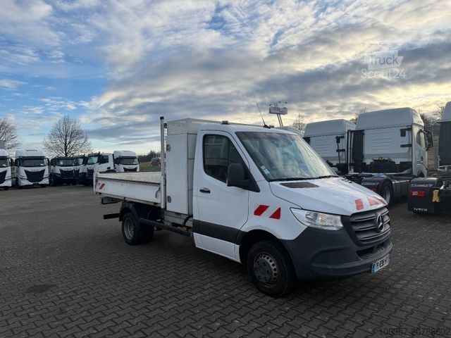 Fourgon benne basculante MERCEDES-BENZ Sprinter Kipper 514 CDI mit Werkzeubox 3500kg