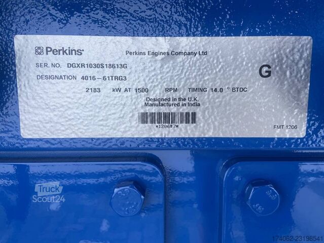FG Wilson P2500-3 – 2500 kVA ģenerators – DPX-16035-O FG Wilson P2500-3 - 2500 kVA Genset - DPX-16035-O