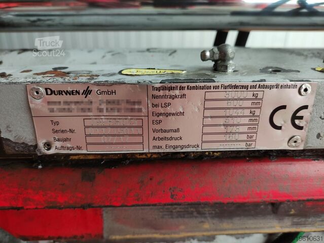 Manipuladores de múltiples pallets, 2/1 Durwen DRPK30CS
