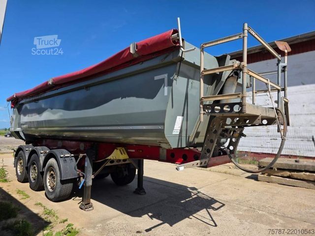 Semiremorcă basculantă SCHMITZ CARGOBULL ca. 26 cbm Hlabrund Hinterkipper, Lift