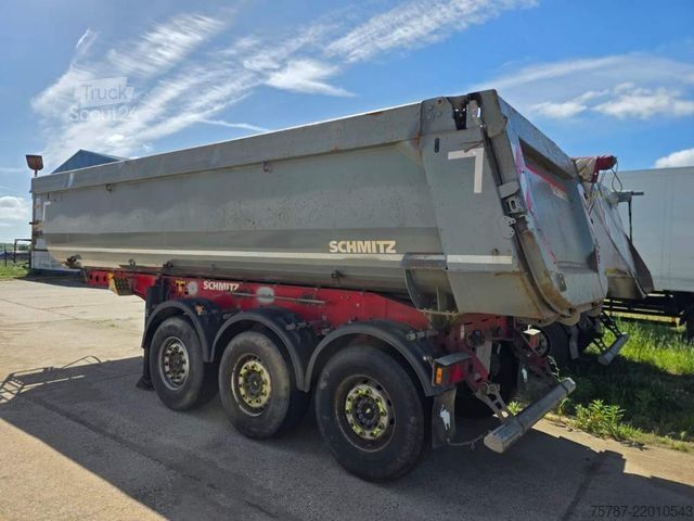 Semiremorcă basculantă SCHMITZ CARGOBULL ca. 26 cbm Hlabrund Hinterkipper, Lift
