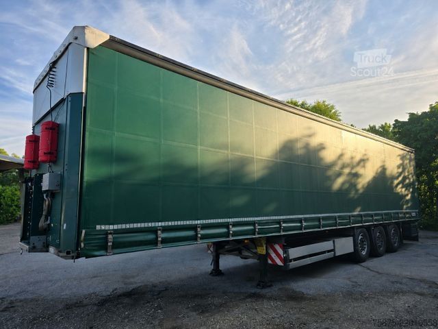 Відкритий напівпричіп з тентом SCHMITZ CARGOBULL Standard*Hubdach*Verbreiterbar*RSAB*Rungentasche