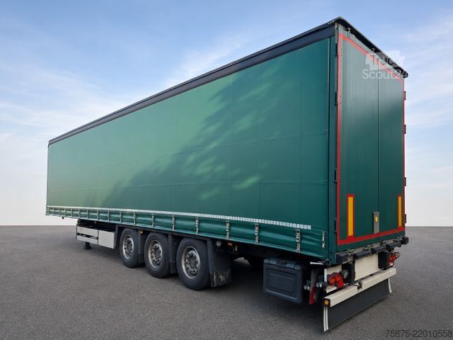 Відкритий напівпричіп з тентом SCHMITZ CARGOBULL Standard*Hubdach*Verbreiterbar*RSAB*Rungentasche