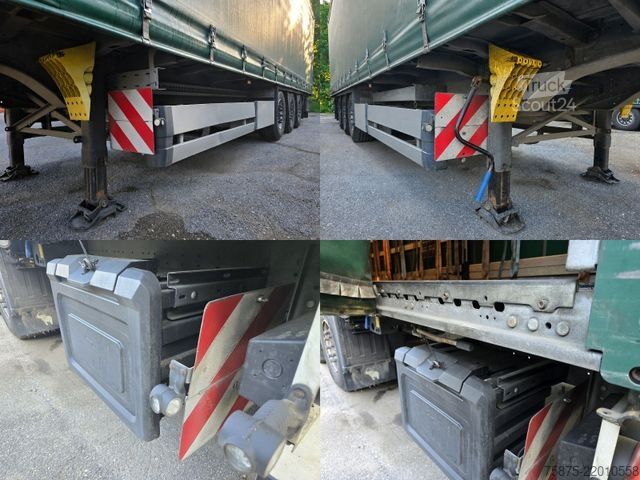 Відкритий напівпричіп з тентом SCHMITZ CARGOBULL Standard*Hubdach*Verbreiterbar*RSAB*Rungentasche