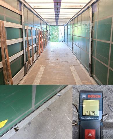 Відкритий напівпричіп з тентом SCHMITZ CARGOBULL Standard*Hubdach*Verbreiterbar*RSAB*Rungentasche