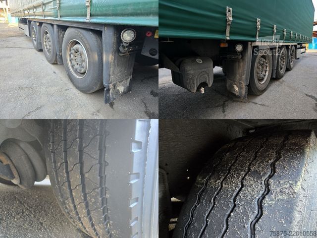 Відкритий напівпричіп з тентом SCHMITZ CARGOBULL Standard*Hubdach*Verbreiterbar*RSAB*Rungentasche