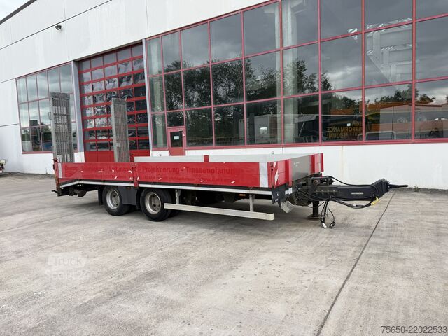 Remorque porte-engins surbaissée  tt  19 t Tandemtieflader