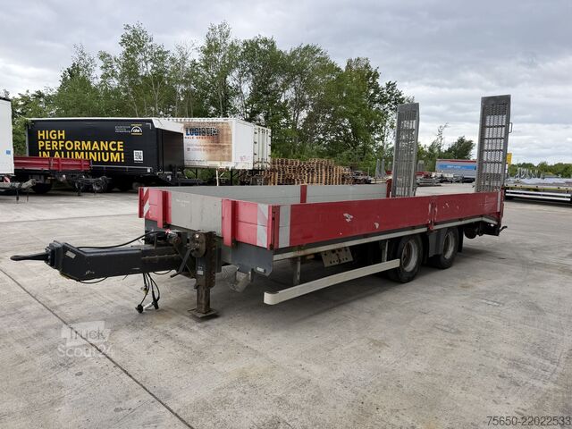 Remorque porte-engins surbaissée  tt  19 t Tandemtieflader