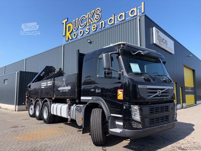 Darus teherautó Volvo FM 460 + HIAB 322E-6 HI DUO + REMOTE + EURO 5