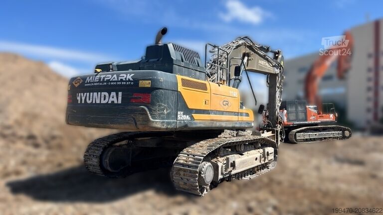 Tela-alustainen kaivinkone Hyundai HX520AL