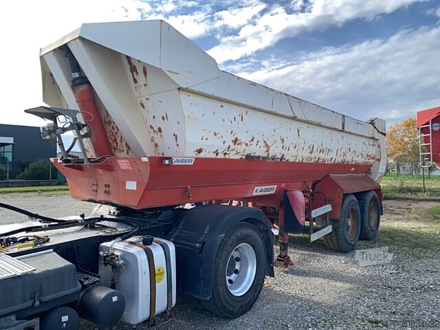 Remorque benne ROBUSTE KAISER S3302V Steel Trailer