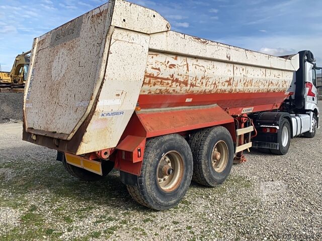 Remorque benne ROBUSTE KAISER S3302V Steel Trailer
