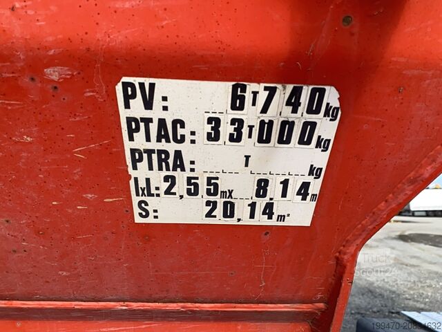 Remorque benne ROBUSTE KAISER S3302V Steel Trailer