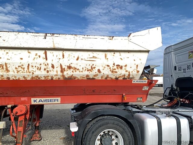 Remorque benne ROBUSTE KAISER S3302V Steel Trailer