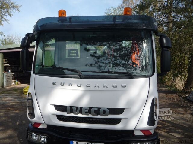 Грузовик / 3-сторонний самосвал с краном и грейфером Iveco 80 E 18 EEV