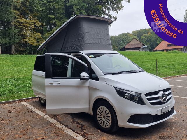τροχόσπιτο αυτοκινούμενο Mercedes Marco Polo 250d | Luxus-Camper Schlafplätze für2 | Küche + Aufstelldach