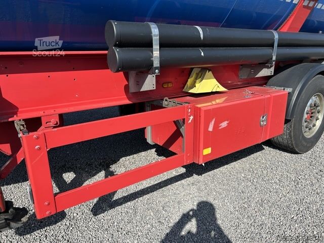 Silo yarı römork Feldbinder KIP 50.3 eigene Hydraulik