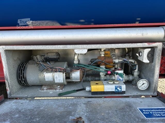 Silo yarı römork Feldbinder KIP 50.3 eigene Hydraulik